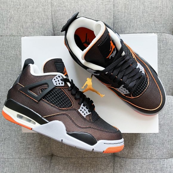 all orange jordan 4